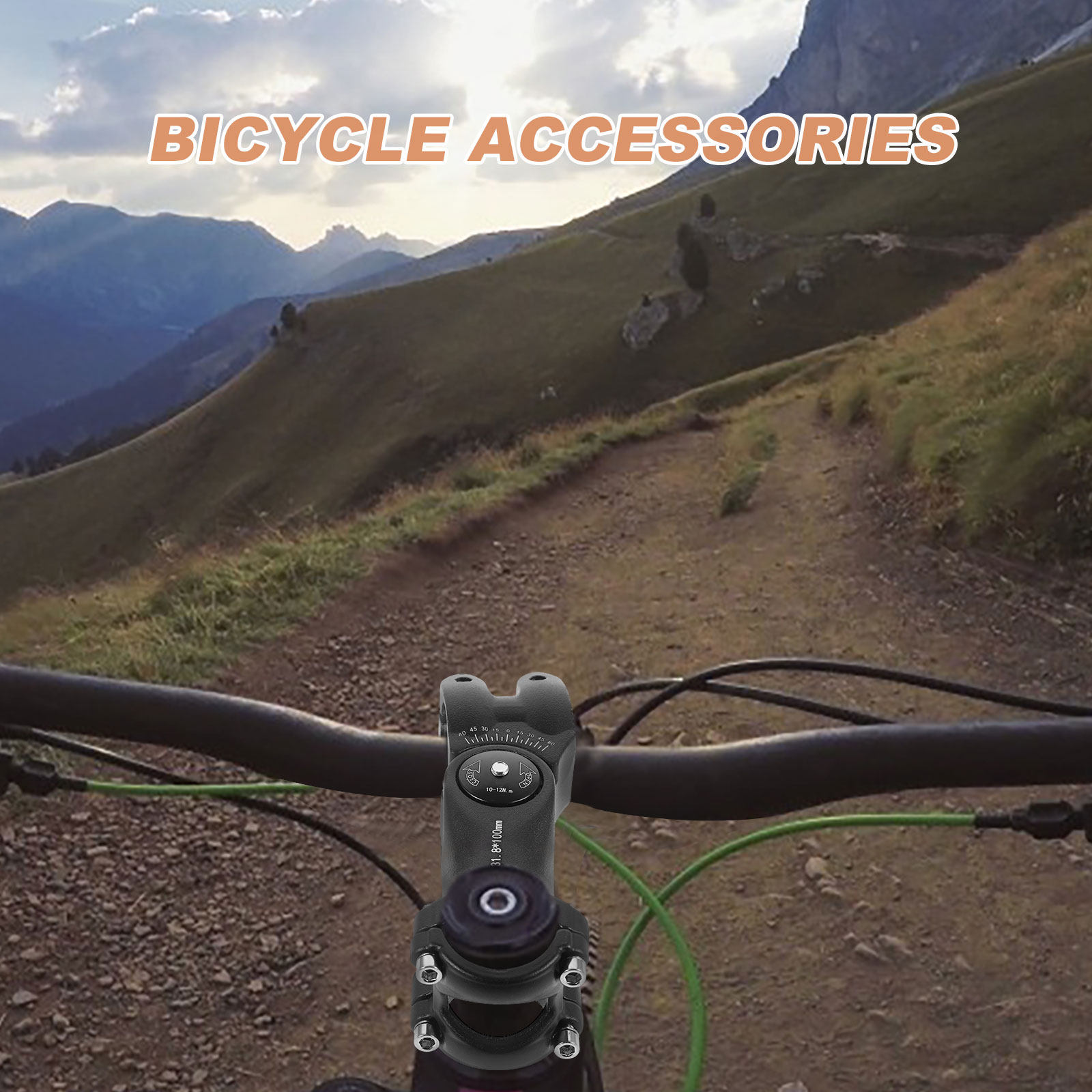 Mountain Biking Track - Aluminum Alloy Adjustable Handlebar Stem Riser