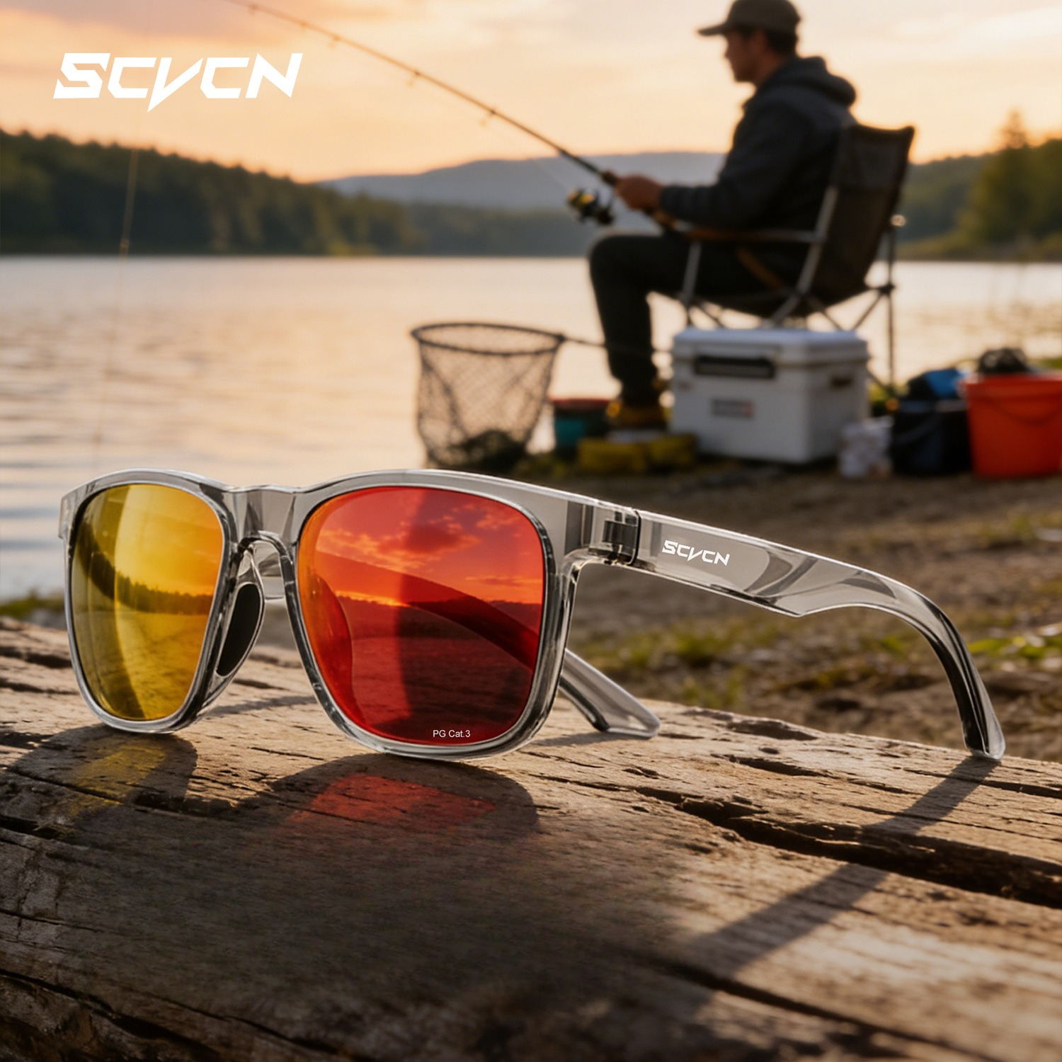 Mountain Biking Sunglasses - SCVCN Fishing Sunglasses Polarized Sunglasses Baseball