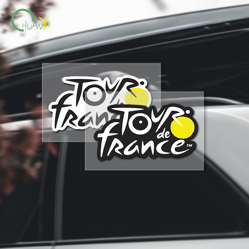 Mountain Biking Lights - Tour de France logo sticker for