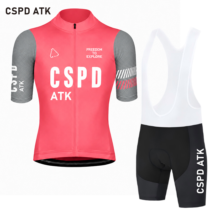Mountain Biking Overalls - CSPD ATK Bicycles Cycling Jersey Set