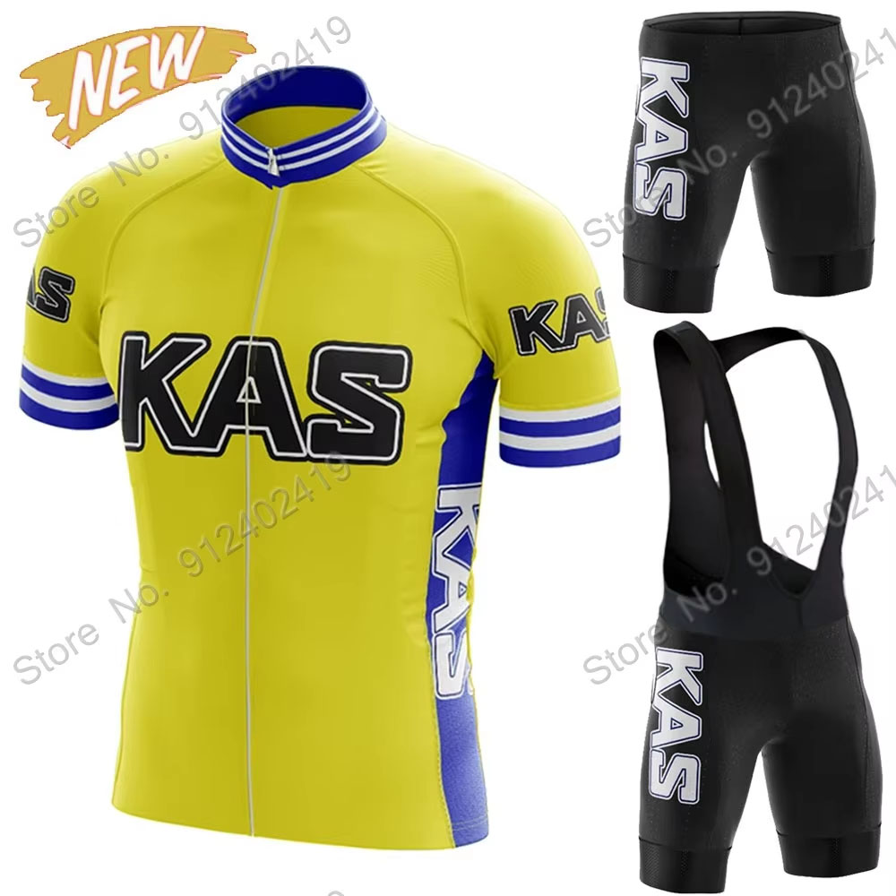 Mountain Biking Uniform - New Retro Kas Team 2026 Cycling