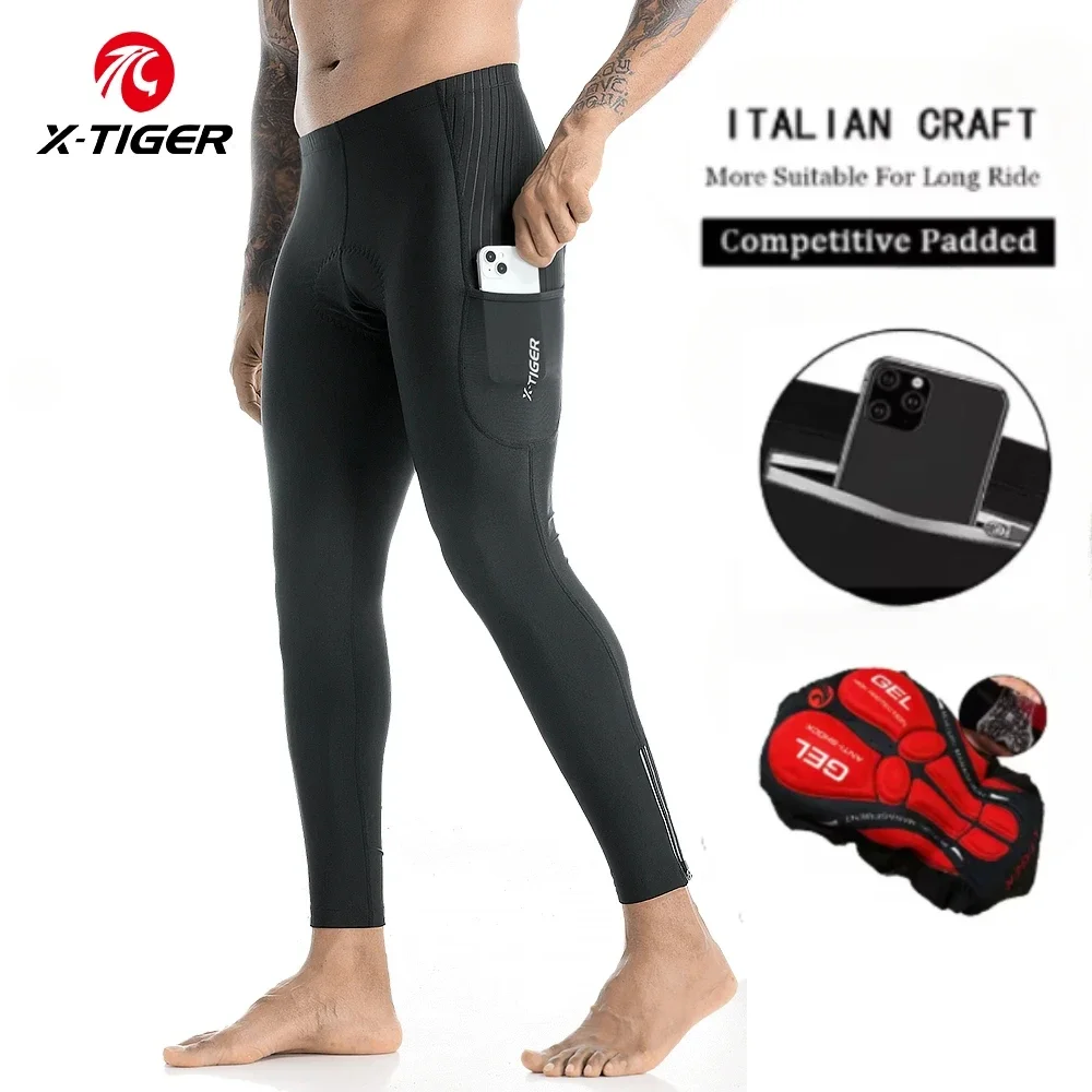 X-TIGER Men Bike Pants 5D Gel  - đánh giá và giá Mountain Biking Overalls