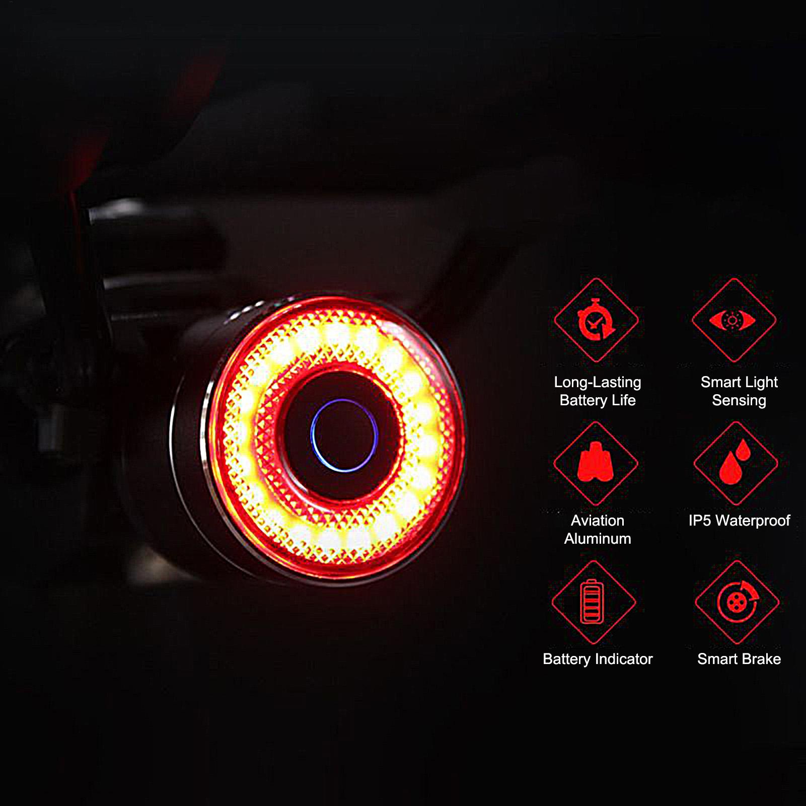 Bicycle Brake Light Smart Bike - đánh giá và giá Mountain Biking Lights