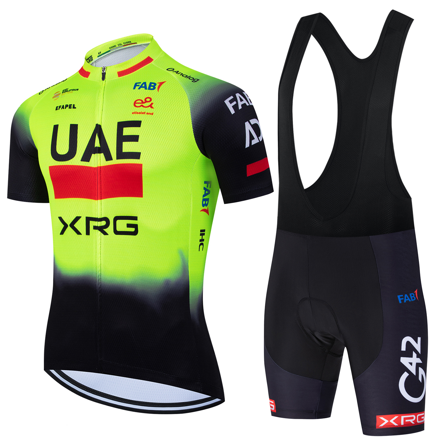 Fluorescent Yellow UAE Cycling - đánh giá và giá Mountain Biking Pants