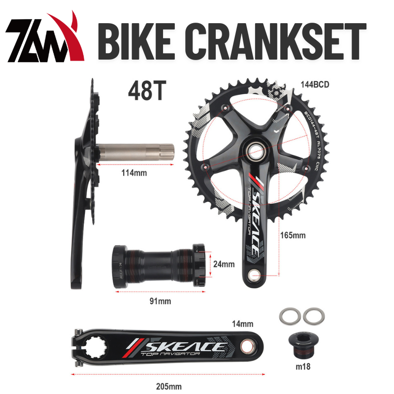 Fixed Gear Bicycle Cranksets T - đánh giá và giá Mountain Biking Track
