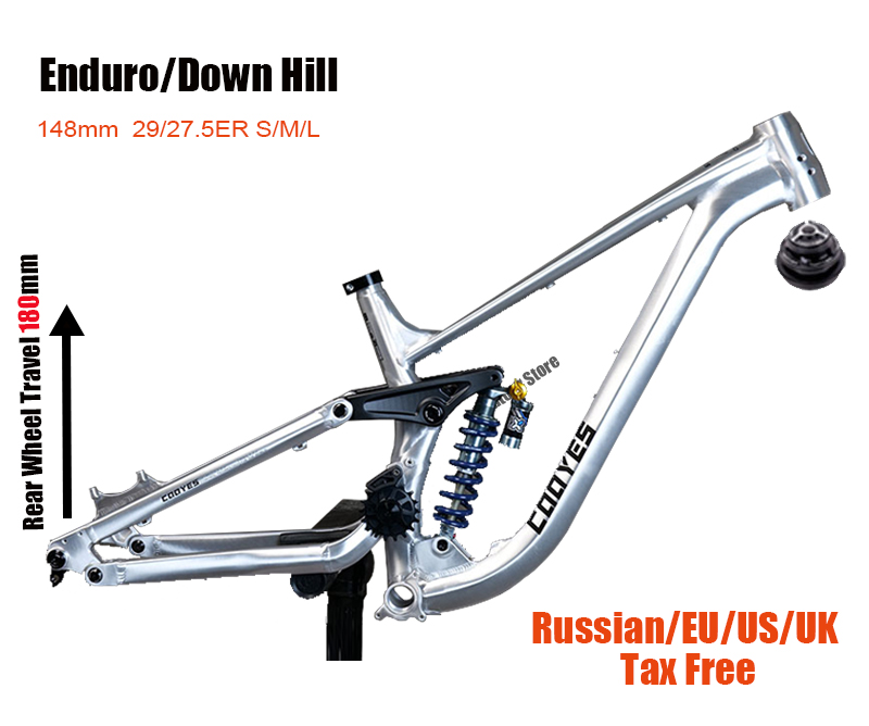 Full Suspension Frame FR/DH/AM - đánh giá và giá Mountain Biking Track