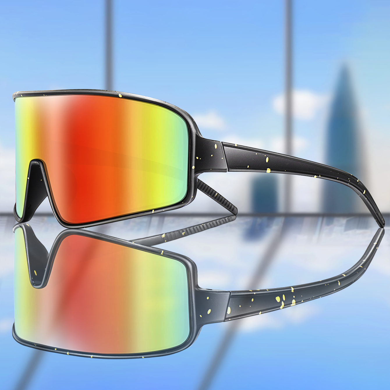 Outdoor Casual Sunglasses Larg - đánh giá và giá Mountain Biking Sunglasses