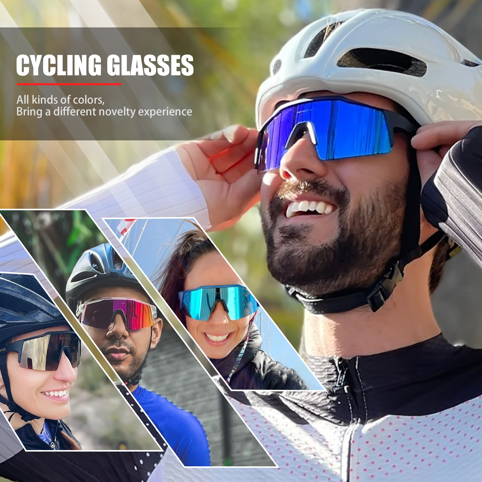 Kapvoe Road Driving Bike Sport - đánh giá và giá Mountain Biking Sunglasses