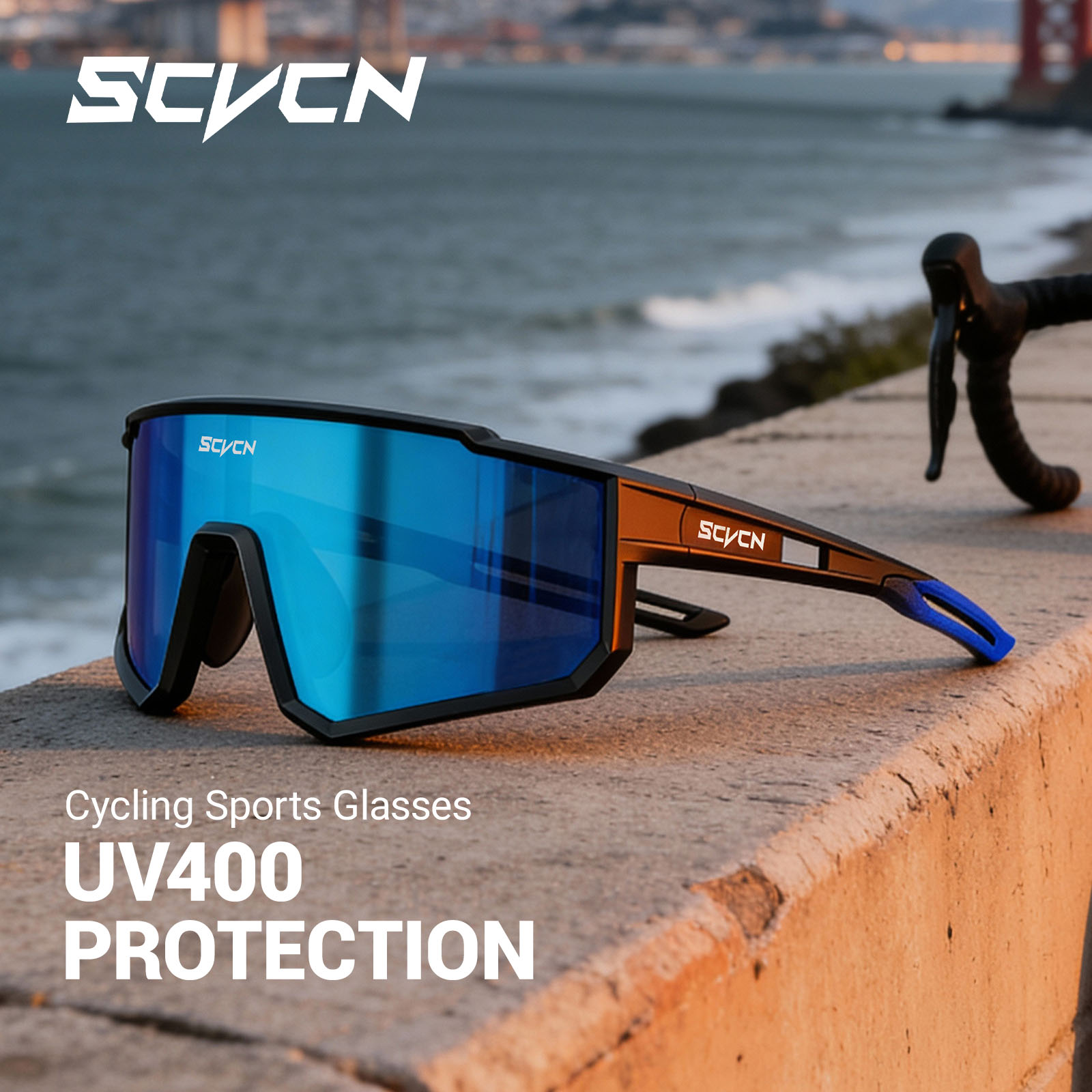 SCVCN UV400 HD Hiking Cycling  - đánh giá và giá Mountain Biking Sunglasses