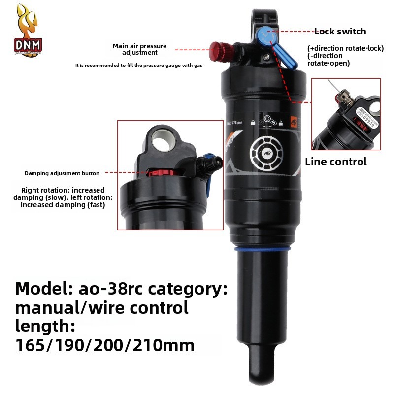DNM AO-38RC Air Suspension Mou - đánh giá và giá Mountain Biking Overalls