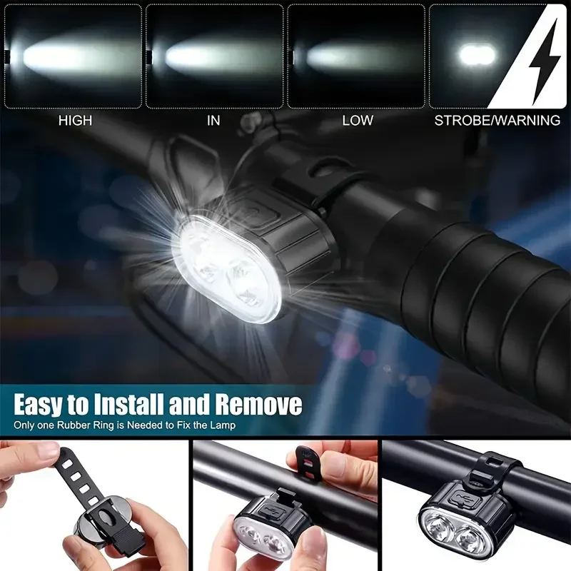 USB-C Rechargeable Bicycle Lig - đánh giá và giá Mountain Biking Lights