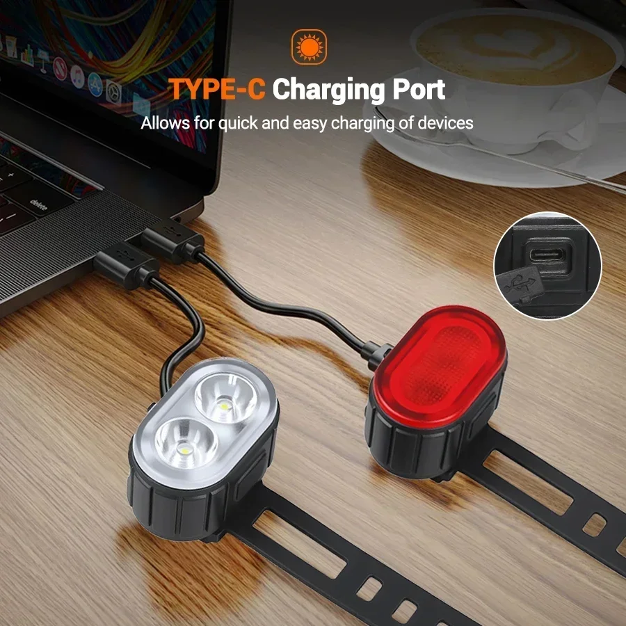 USB-C Rechargeable Bicycle Lig - đánh giá và giá Mountain Biking Lights