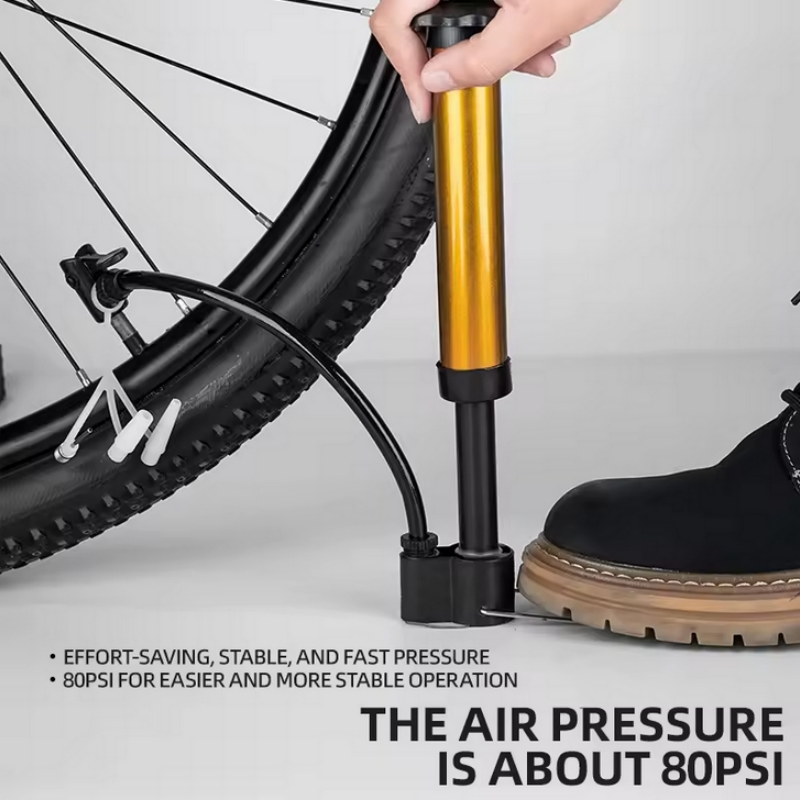 MTB Bicycle Pump 80 PSI Bike M - đánh giá và giá Mountain Biking Apparel