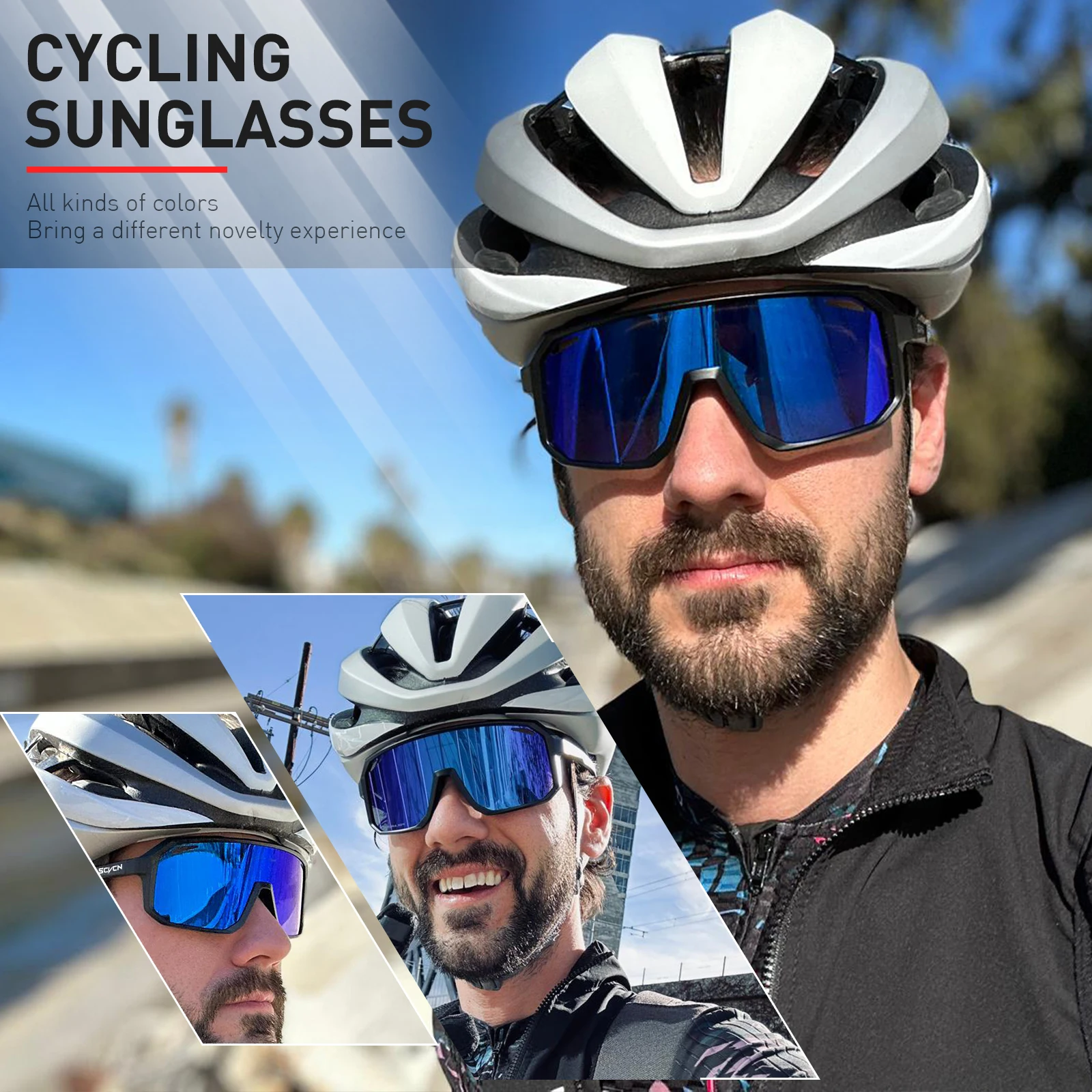SCVCN New Cycling Sunglasses M - đánh giá và giá Mountain Biking Sunglasses