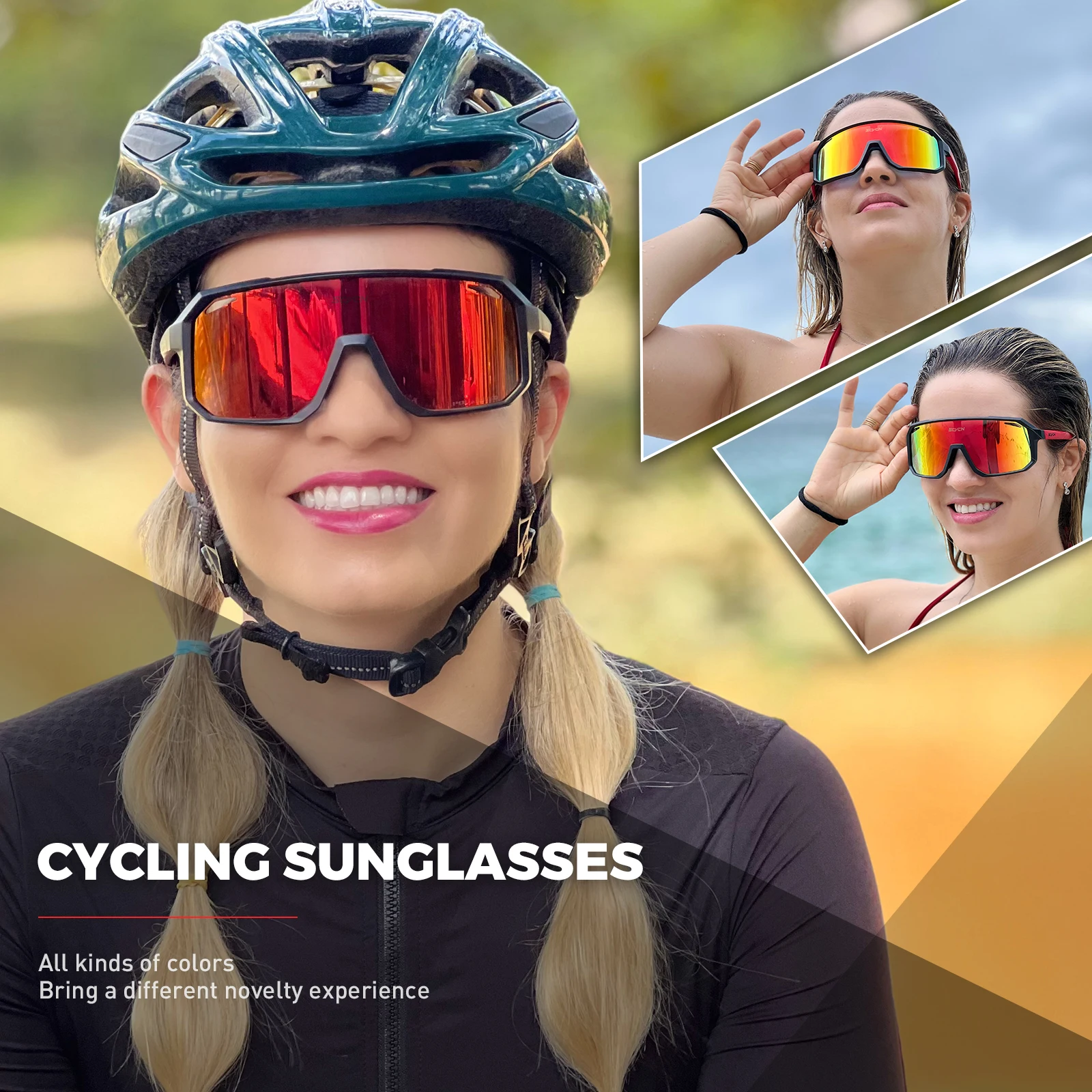 SCVCN New Cycling Sunglasses M - đánh giá và giá Mountain Biking Sunglasses
