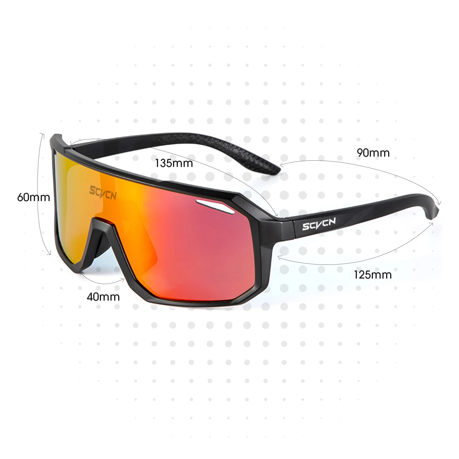 SCVCN New Cycling Sunglasses M - đánh giá và giá Mountain Biking Sunglasses
