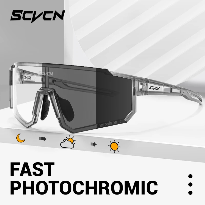 SCVCN New Outdoor Photochromic - đánh giá và giá Mountain Biking Sunglasses