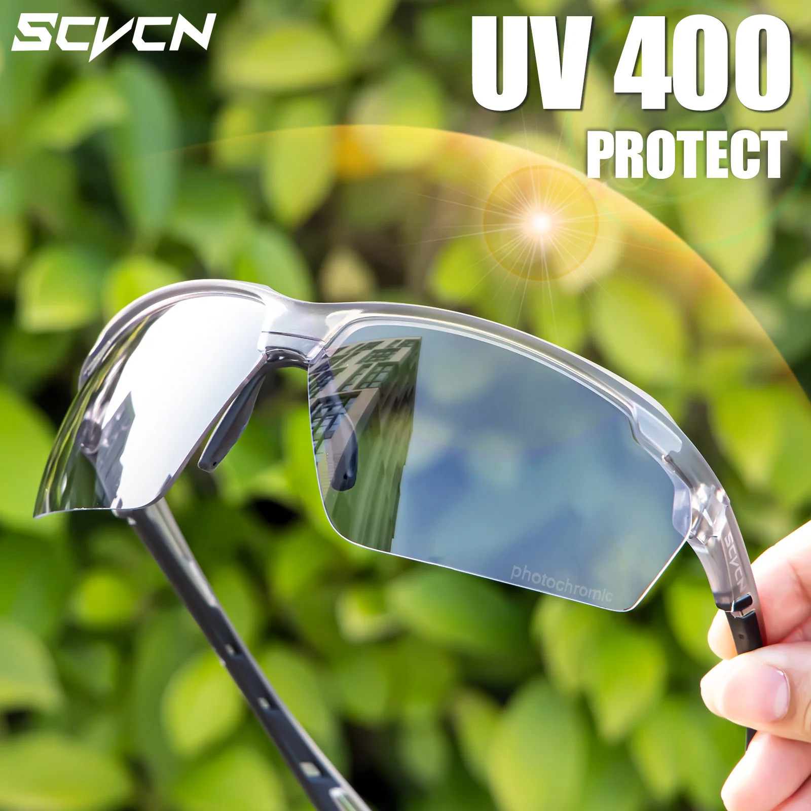 SCVCN Photochromic Cycling Sun - đánh giá và giá Mountain Biking Sunglasses